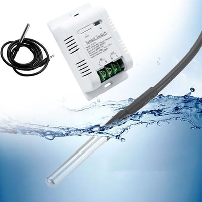 Slimme WiFi temperatuursensor met roestvrijstalen sonde en app-sturing