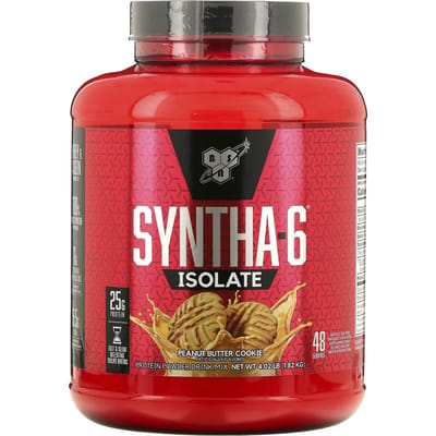 Syntha-6® Isolate, Eiwitpoeder Drankmix, Pindakaas Koekjes Smaak, 1,82 kg(4,02 pond)