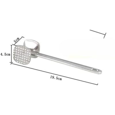 1 Stuk Keukengadgets Multifunctionele Vleeshamer Twee Zijden Losse Malsmakers Draagbare Steak Varkensvlees Gereedschap Aluminiumlegering gray