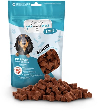 Yummeez Soft Bonies Hondensnack Zalm - 165 gr