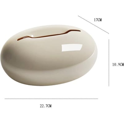 Creatieve Desktop Tissuebox Huishouden High-end Kunst Tissuebox Woonkamer Salontafel Waterdruppel Papieren Doos Tissueboxen