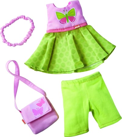 Haba Kledingset Vlinder 30 Cm Groen/roze