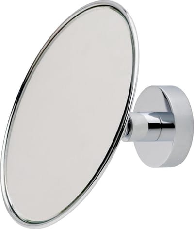 Make-up Spiegel Vergrotend Zonder Boren - Ronde Spiegel Wandmontage - Diameter 14 cm Zilverkleurig