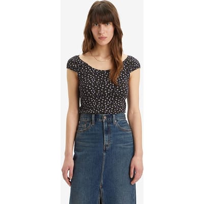 Levi's Lucille Blouse Black Maat: S | Blouses Outlet | Dames | Zwart