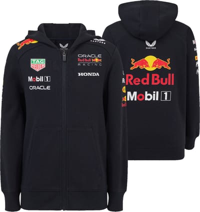 Kids - Team Full Zip Hoodie 2025 - Red Bull Racing 152-158 - Max Verstappen
