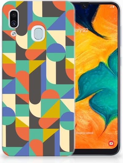 Samsung Galaxy A30 TPU bumper Funky Retro