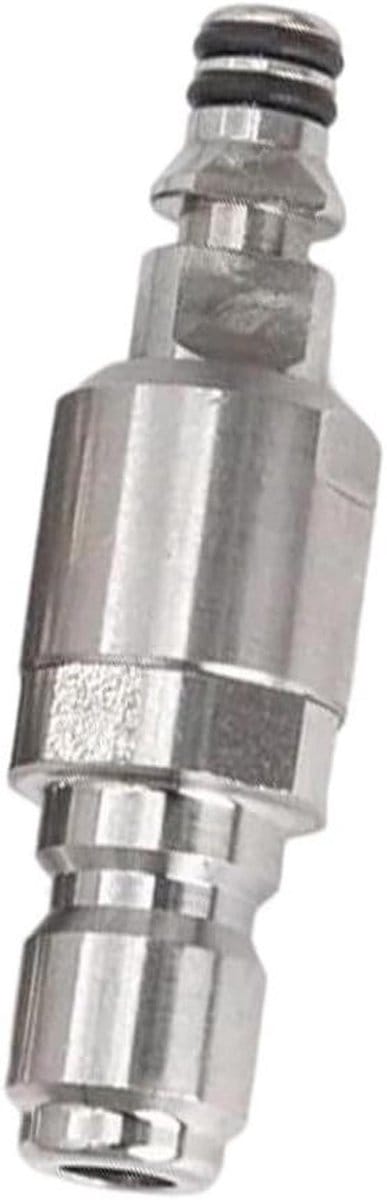 Hogedrukreiniger Adapter - Slang Koppeling - Efficiënt Reinigen - Anti-knik Ontwerp - 3/8IN - Zilver