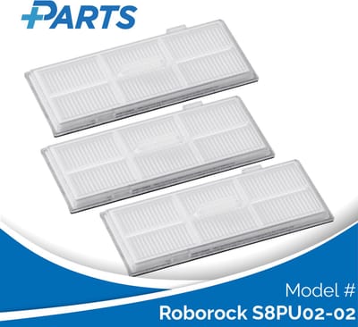 Roborock S8PU02-02 Filters (3 Stuks, Plus.Parts® alternatief voor 8.02.0082)