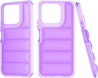 Hoesje geschikt voor HONOR X8b - Techsuit Wave Shield Shockproof Hard Case Back Cover - Paars