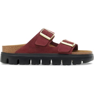 Dames suède leren sandalen met plateau Papillio Arizona
