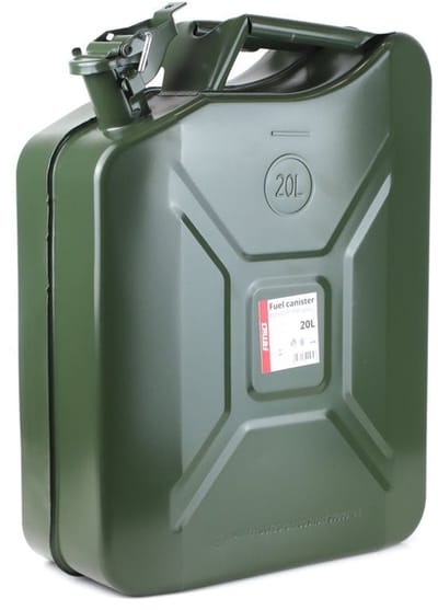 Metalen Jerrycan / Brandstofblik 20L