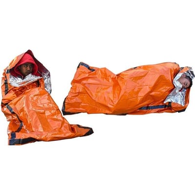 EHBO-slaapzakken Outdoor Draagbare Pe Aluminiumfolie Noodtent Isolatie Vochtbestendig Pad Zonbescherming orange