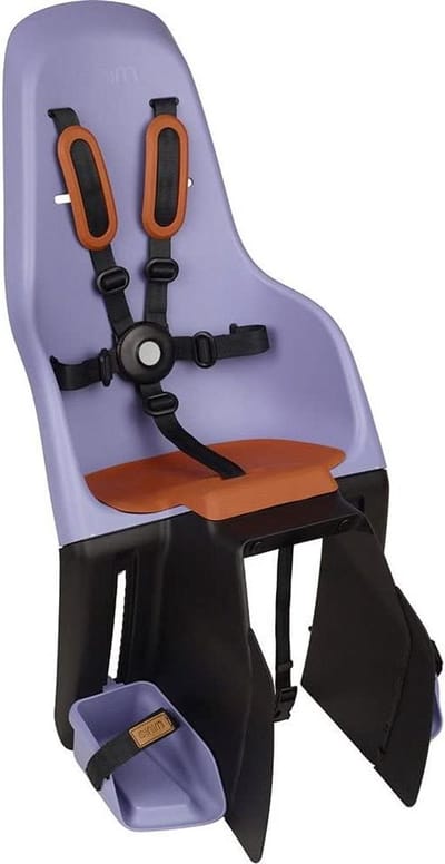 Kinderfietszitje - Fietsstoeltje Kinderen - Fietsen met Kind - Verstelbaar 5-punts Gordel - 9-22kg - Galaxy Purple