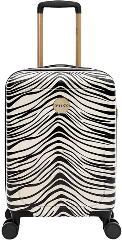 MŌSZ Handbagage koffer zebra print - 55 cm - 33 liter : Lauren kleine koffer/ cabin trolley