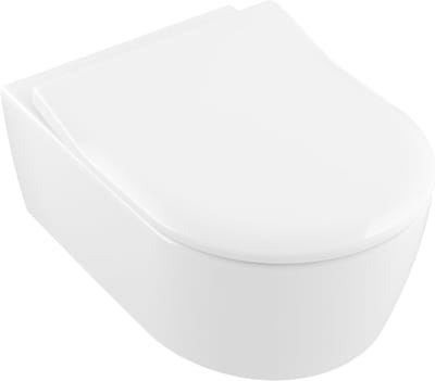 Toiletbril - WC Deksel - Badkamer Renovatie - Softclose Mechanisme - Standaard D-Vorm - Wit