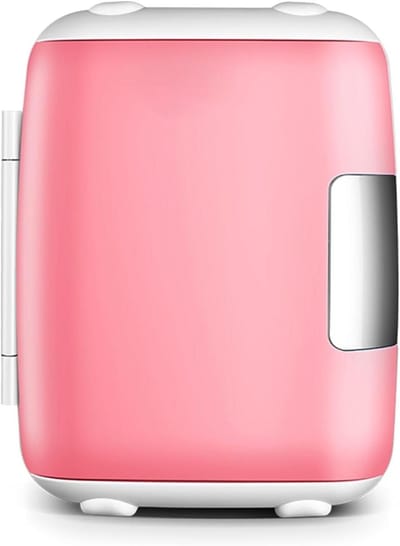 Draagbare Koelkast - Kleine Koeler - Drinken Koelen - Fluisterstil Werking - 8 Liter - Roze