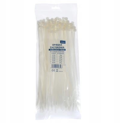 Met kabelbinders 250x7,6mm - 100 stuks