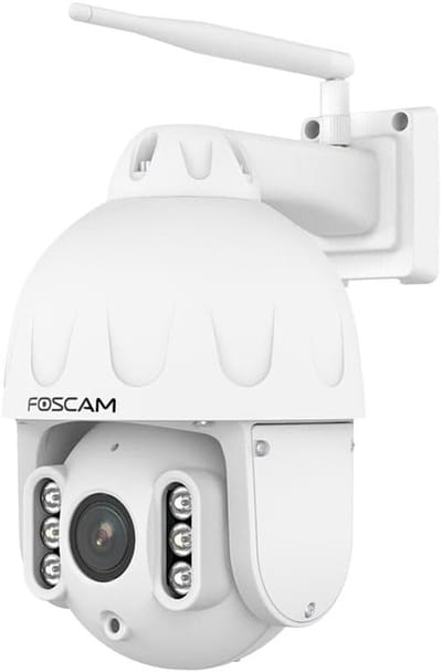 8MP Wifi PTZ Dome Buiten Camera met Slimme Tracking en Verlichting