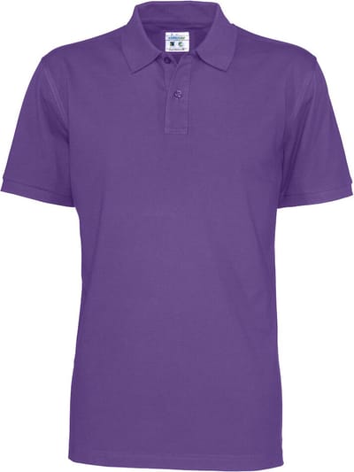 Cottover POLO PIQUE MAN - GOTS GECERTIFICEERD 141006 - Paars - S