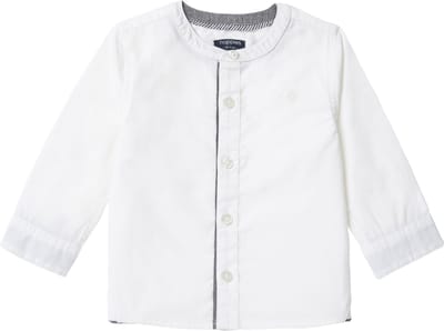 Noppies Boys shirt Tornillo long sleeve Jongens Blouse - White - Maat 62