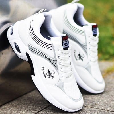 Nieuwe Ademende Sneakers Heren Sportschoenen Heren Antislip Slijtvast Hardloop Trainers Buiten Herenschoenen Tenis Masculino 39 gray