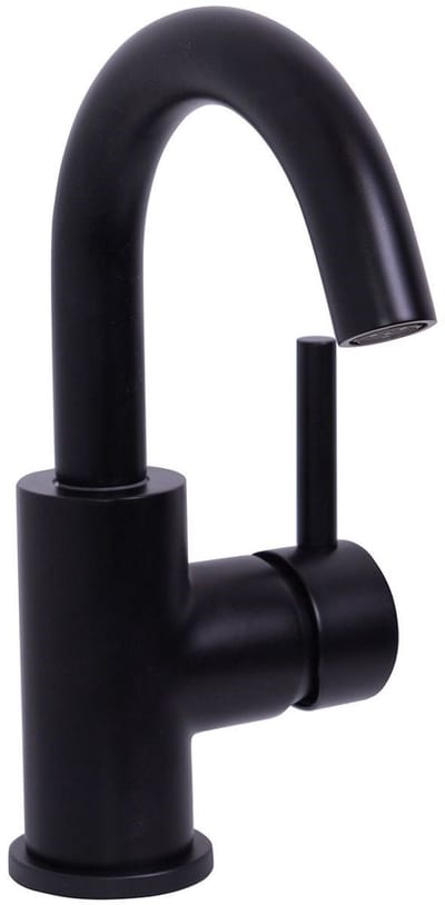 Wastafelmengkraan Lisa Mat Zwart Natuursteen by L'Aqua®