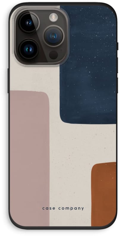 Case Company® - Hoesje geschikt voor iPhone 14 Pro Max hoesje - Geo #5 - Biologisch Afbreekbaar Telefoonhoesje - Bescherming alle Kanten en Schermrand