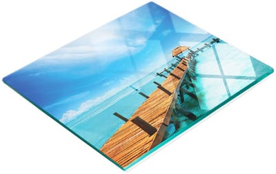 Multifunctionele decoratieve glazen keukenplank Molo uit Mexico 60x52 cm