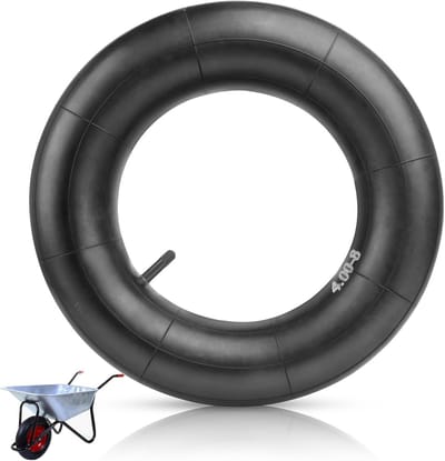 Binnenband - Luchtband - Tuinwerk - Rechte ventiel - 4.00-8 inch - Zwart