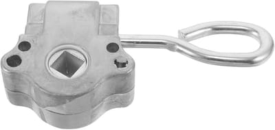 Luifel Wormwiel - Parasol Mechanisme - Terras Beschermen - Weerbestendig Aluminium - 6x4x4 cm - Zilver