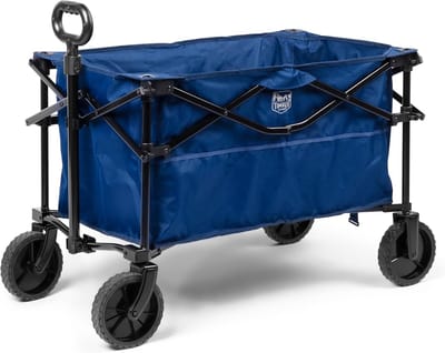 Vouwwagen Gelegeerd Staal Donkerblauw - Ideaal Voor Buitenevenementen