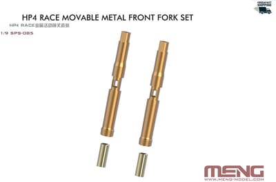 Meng Model Modelbouwpakket Auto - MENG SPS085 Moveable Front Fork Set for BMW HP4 R Motor Accessoires set - 1:9 - Modelbouw