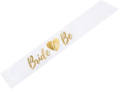 BRIDE TO BE SJERP | WIT GOUD | SATIJN | OPDRUK 4 | VRIJGEZELLENFEEST BACHELORETTE HEN PARTY