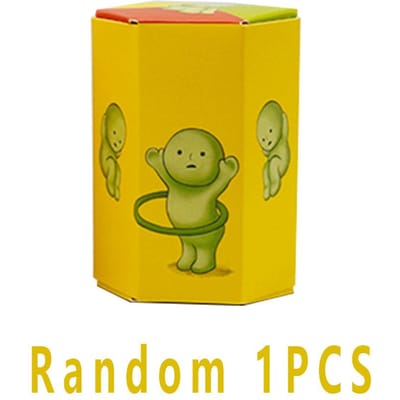 SMISI 5 soorten Meerdere Series Lichtgevend Groen Poppetje Blind Box Actiefiguren Decoratie Desktop Model Speelgoed Voor Kerstcadeau