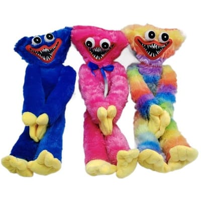 Regenboog Pluizig Monster Knuffelpop Lange Armen Benen Zacht Gevuld Kussen Schattig Cartoon Huis Bank Decoratie Verjaardagscadeau