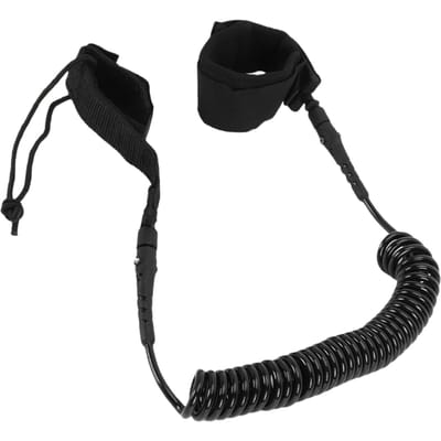 Laisse de cheville pour planche de surf TPU Nylon 9.8FT Enroulée Leash pour Stand Up Paddle Board Corde de jambe pour Shortboard Longboard