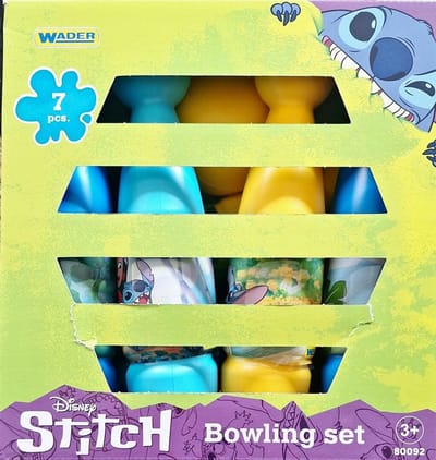 Disney Stitch Bowlingset 7 delig