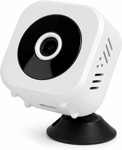 Binnenbeveiligingscamera - Thuiscamera Huisdiercamera - Huisdieren Bewaken - Tweerichtingsgesprek Nachtzicht - 1080P HD Resolutie - Wit
