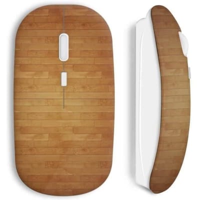 Souris sans fil parquet style