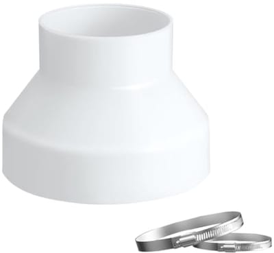 Verloopstuk voor ventilatiesysteem φ150-100 mm - Ventilatiebuis voor keukens en drogers