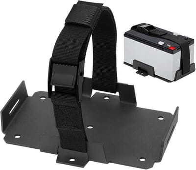Accuhouder - Batterijbak - Organiseren - Verstelbare Riemen - 17 x 13 x 5 cm - Metaal