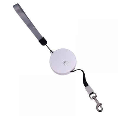 Dailygoods- Hondenlijn 3 meter - Intrekbare Rollijn - Draagbare Huisdierriem - Voor Kleine/Middelgrote Honden - Lichtgewicht 3,5 gram - Polsband voor Vrije Handen - Looplijn