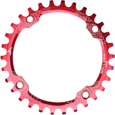 104BCD Enkele Snelheid Kettingblad Aluminiumlegering 30T Kettingblad Crank Accessoires voor MountainbikeRood rood