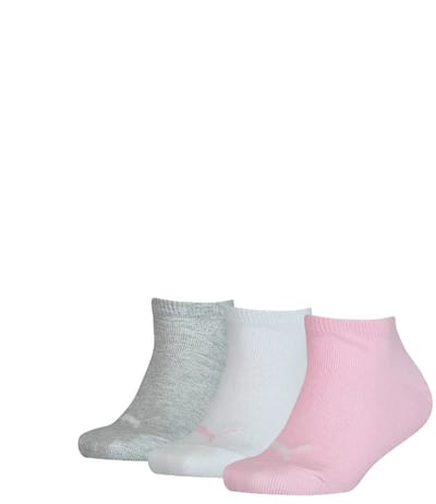 3-paar kindersneaker sokken - Invisible - Katoenen meisjes en jongens enkelsokken - 42 - Roze