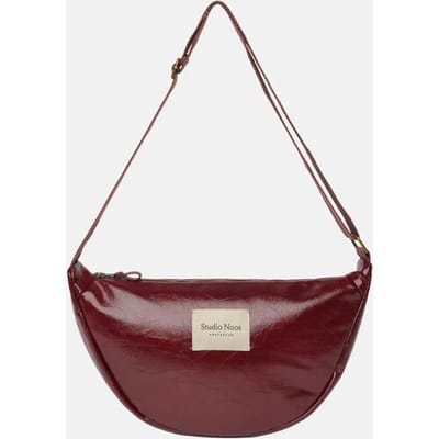 Studio Noos adult fannypack crossbody tas vegan leather burgundy