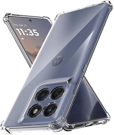 Hoesje geschikt voor Motorola Edge 60 / Edge 60 Fusion - Techsuit Shockproof Silicone Back Cover - Transparant