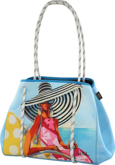 Goebel - Trish Biddle | Tas Summer Girl | Handtas - 36cm - neopreen
