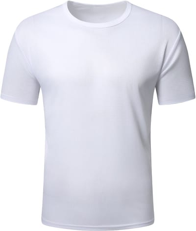 YOUTHUP Heren Casual Sport Korte Mouw T-Shirt - Ronde Hals Eenvoudig - S
