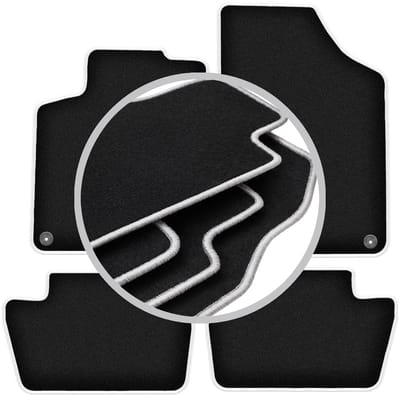 CARLUX-SILVER automatten voor: Peugeot 308 I hatchback, stationwagen, SW (2007-2013)