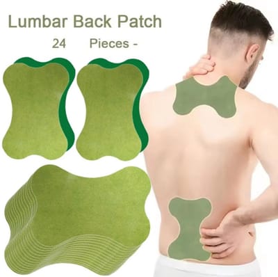 24 Stuks Zelfopwarmende Lumbale Wervel Patch voor Rugpijn, Yoga & Hardlopen - Geschikt voor Het Hele Lichaam, Verlicht Spierpijn en Stijve Gewrichten